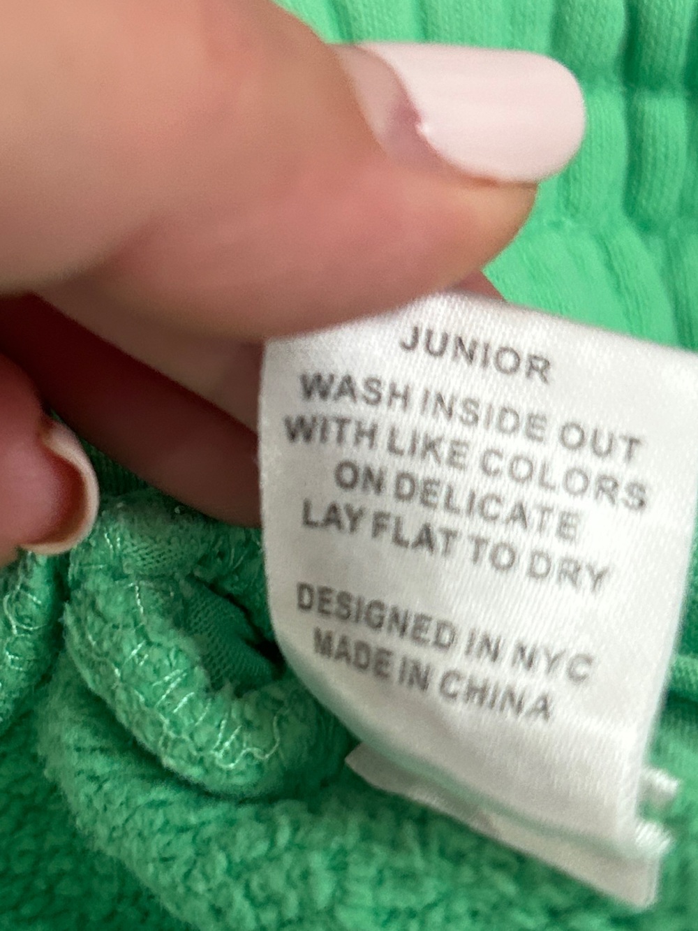Katie J NYC green hoodie and shorts sweatshirt set Small/Large - Picture 8 of 11